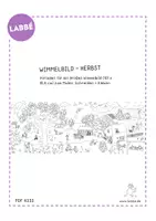 Vorschau - Mal- und Bastelvorlagen - Wimmelbild - Herbst - Seite 1