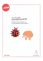 Vorschau - Mal- und Bastelvorlagen - Mal-Collagen - Winterschläfer - Seite 1