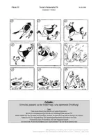 Vorschau - Arbeitsblätter - Klassenarbeit: Erzählen nach vorgegebener Bilderfolge (Erich Ohser: "Vater und Sohn") - Hilfestellungen für Textproduktion - mit Erwartungshorizont - Deckblatt
