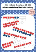 Vorschau - Bildkarten - Blitzblickkarten ZR 20 im Zwanzigerfeld Klasse 1 - Deckblatt