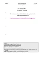 Vorschau - Klassenarbeiten - Hans Scheibner: "Der Maulwurf muss weg" - Analyse einer Ballade - mit Erwartungshorizont - Deckblatt