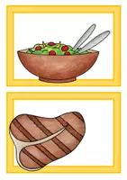 Vorschau - Arbeitsblätter - Materialpaket Let's have lunch - Seite 3