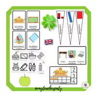Vista previa - Manualidades / Dibujos para colorear - SCHOOL ACTIVITIES - Portada