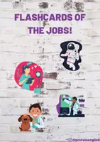 Aperçu - Cartes / Images - Flashcards d'emplois en anglais! - Page de couverture