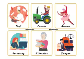 Aperçu - Cartes / Images - Flashcards d'emplois en anglais! - Page 3