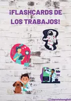 Aperçu - Cartes / Images - Flashcards d'emplois en espagnol! - Page de couverture