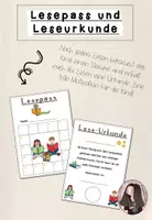 Vorschau - Anderer Materialtyp - FREEBIE: Lesepass und Leseurkunde - Deckblatt