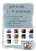 Vorschau - Stundenentwürfe - Gott ist wie... (Gottesbilder aus den Psalmen) - Deckblatt