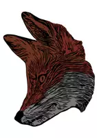 Vorschau - selbst erstellte Cliparts/Grafiken - Fuchs Tiermotiv (Bildkarte, Poster Malen & Zeichnen, Malvorlagen, Tiere Kunst) - Deckblatt