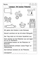 Vorschau - Arbeitsblätter - Lesespur Plätzchen - Seite 3
