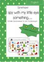 Vorschau - Spiele - Sprachspiel - I spy with my little eye something... (Christmas) - Deckblatt