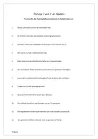 Vorschau - Arbeitsblätter - Partizipien in Relativsätze umwandeln (mit Lösung) - Deckblatt