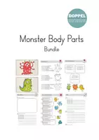 Vorschau - Arbeitsblätter - Monster Body Parts - Materialpaket - Deckblatt