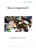 Vorschau - Stationenlernen - Magnetismus erforschen mit Kindern - Impulskarten - Seite 1