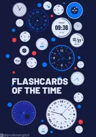 Aperçu - Cartes / Images - Flashcards The time (Anglais/Espagnol) - Page de couverture