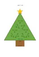 Vorschau - Stationenlernen - Weihnachtliche Rechenbäume // a*b+c // a*b-c // a*b+c*d // a*b-c*d - Seite 3