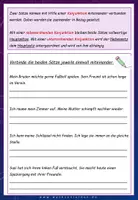 Vorschau - Arbeitsblätter - Deutsch: Nebensätze und Konjunktionen - interaktiv - Seite 1