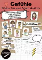 Vorschau - Arbeitsblätter - Gefühle | Bildkarten und Arbeitsblätter rund um Gefühle - Deckblatt
