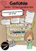 Vorschau - Spiele - Gefühle | Situationskarten als Spiel oder zum Vorlesen - Deckblatt