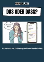 Vorschau - Präsentationen/Tafelbilder - Das oder dass? (kurzer Input zur Einführung und/oder Wiederholung) - Deckblatt