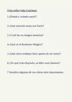 Vorschau - Arbeitsblätter - Julio Cortázar - Seite 1