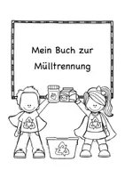Vorschau - Arbeitsblätter - Buch Mülltrennung/ Müll sortieren - Deckblatt