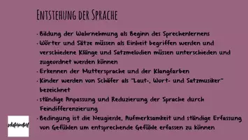 Vorschau - Stundenentwürfe - Lehrermaterial: Sprachentwicklung als kindlicher Prozess nach Gerd Schäfer - Präsentation - Seite 2