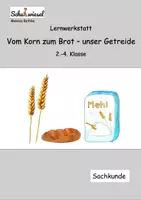 Vorschau - Arbeitsblätter - Getreide Werkstatt 2.-4. Klasse (pdf + editierbare Version) - Deckblatt