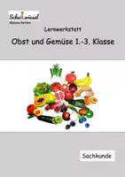 Vorschau - Stationenlernen - Obst und Gemüse - Lernwerkstatt - Deckblatt