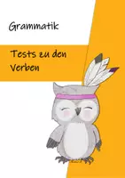 Vorschau - Test - Tests zu den Verben inkl. Lösungsbogen - Deckblatt