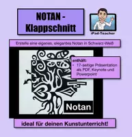 Vorschau - Stundenentwürfe - KUNST Schritt für Schritt: Notan - Klappbild - Deckblatt