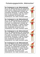 Vorschau - Arbeitsblätter - 3 Weihnachtliche Fortsetzungsgeschichten inklusive Bildkarten - Seite 3