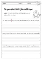 Vorschau - Stundenentwürfe - Im Land der Satzglieder - Stationenarbeit + Unterrichtsstunde zur Umstellprobe - Seite 2