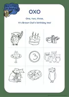 Aperçu - Jeux - Brown Owl's Birthday Tea - Noughts & Crosses (OXO) - Page de couverture
