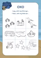 Aperçu - Jeux - Brown Owl At the seashore - Tic Tac Toe - Page 1