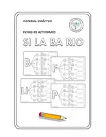 Vista previa - Hojas de trabajo - SILABARIO MAYUSCULA LA PRIMERA - Portada