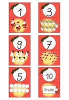Vorschau - Spiele - Zahl-Lese-Spiel Weihnachten Vorschule/Klasse1 - Seite 3
