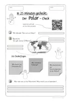 Vorschau - Arbeitsblätter - Beobachtungsaufträge zu Filmen: Der Polar-Check - Deckblatt