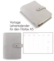 Vorschau - Lehrpläne/Lehrermaterial - Lehrerkalender Filofax A5 - Deckblatt