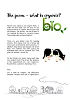 Vista previa - Hojas de trabajo - Hoja de trabajo: La granja orgánica (ingles) - Portada
