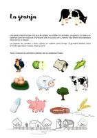 Vista previa - Hojas de trabajo - Hoja de trabajo: Juego de granja - página 1