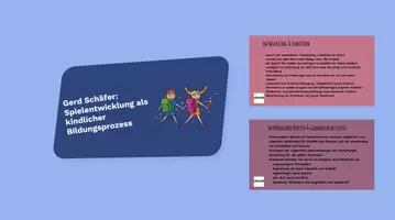 Vorschau - Stundenentwürfe - Stundenentwurf: Spielentwicklung nach Schäfer - Präsentation - Seite 1