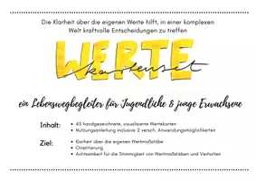Vorschau - Bildkarten - Wertekarteset - Tool für Persönlichkeit/Lebensweggestaltung - Deckblatt