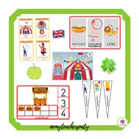 Vista previa - Hojas de trabajo - CIRCUS Flashcards - Portada