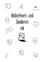 Vorschau - Spiele - Übungsheft, Einmaleins, 2er Malreihe, 2./3.Klasse - Seite 1