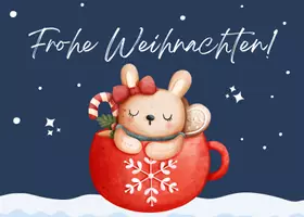 Vorschau - Mal- und Bastelvorlagen - Weihnachtskarte Postkarte Hasenklasse - Seite 2