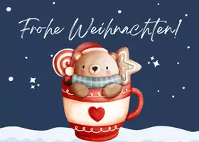 Vorschau - Mal- und Bastelvorlagen - Weihnachten Postkarte Bärenklasse - Seite 2