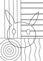 Vorschau - Arbeitsblätter - Oster Pop-Art 🐰🌷 Ausmal- und Weitermalbilder - Seite 2
