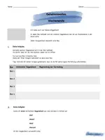 Vorschau - Arbeitsblätter - Geheimnisvolles Wochenende - Deckblatt