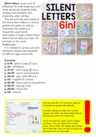 Vorschau - Stationenlernen - Silent Letters 6in1 - Seite 1